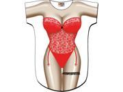 L.A. Imprints Fun Sexy Hot Red Lingerie Beach Wear Swimwear Bikini Cover up T shirt