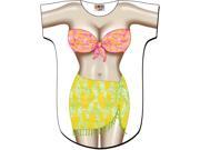 L.A. Imprints Fun Sexy Tropical Girl Beach Wear Swimwear Bikini Cover up T shirt