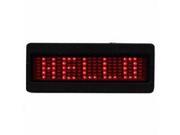uTronix Programmable Red LED Digital Scrolling Message Name Tag ID Badge 86263