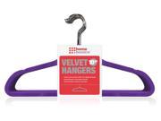 10 Pack Velvet Hanger Purple