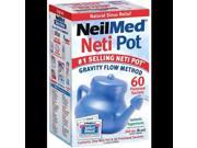 NeilMed NasaFlo Plastic Neti Pot 60 Sachets