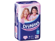 Huggies DryNites Girl 4 7 Years 10 Pants