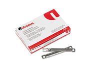 Complete Two Piece Paper File Fasteners One Inch Capacity 50 Box
