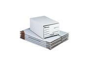 Storage Box Drawer Files Legal Fiberboard 15 x 24 x 10 White 6 Carton