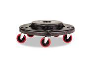 Brute Quiet Dolly 250 lb Capacity 18 1 4 dia. x 6 5 8h Black