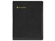 Recycled Weekly Appointment Book Black 8 1 4 x 10 7 8.