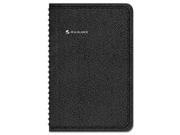 QuickNotes Recycled Weekly Monthly Appointment Book Black 4 7 8 x 8.