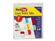 Laser Printable Index Tabs 1 1 8 Inch Five Colors 100 Pack