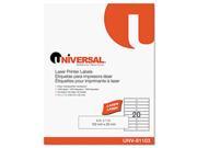 Laser Printer Permanent Labels 1 x 4 Clear 1000 Box
