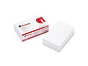 Scratch Pads Unruled 5 x 8 White 12 100 Sheet Pads Pack