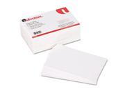 Unruled Index Cards 5 x 8 White 500 Pack