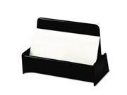 Business Card Holder Capacity 50 2 1 4 x 4 Cards Black