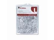 Colored Push Pins Plastic Clear 3 8 100 Pack