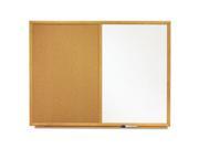 Quartet S554 4 x 3 Standard Combination Whiteboard Cork Bulletin Board
