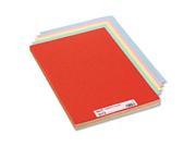 Pacon 5173 Assorted Colors Tagboard 18 x 12 Blue Canary Green Orange Pink 100 per Pack
