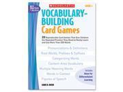 Vocabulary Building Card Games Grade Five 80 pages