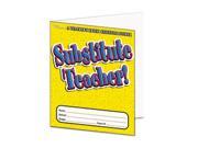 Substitute Teacher Essential Laminated Folder PreK 6 16 Pages