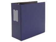 D Ring Binder With Label Holder 5 Capacity 8 1 2 x 11 Navy Blue