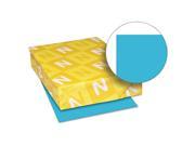 Astrobrights Colored Card Stock 65 lbs. 8 1 2 x 11 Lunar Blue 250 Sheets