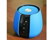 OREI Rechargeable Compact Bluetooth 4.0 Wireless Speaker Powerful Sound With Built in Mic Dust proof Speaker Blue