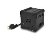 LiteFuze cube 500 watt 110V 220V Automatic Compact Voltage Transformer with Dual USB Input for iPhone iPod Cellphone Chargers
