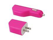 Reiko 3 in 1 1amp USB Car Home Charger For Micro USB