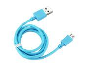 REIKO Braided Micro USB 2.0 Divice Cable Blue