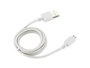 REIKO Braided Micro USB 2.0 Divice Cable White