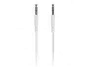 iEssentials 3.3ft Flat Colored 3.5mm Aux Cable White