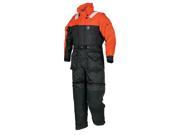 Mustang Deluxe Anti Exposure Coverall Worksuit LG MS2175 L OR BK