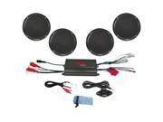 Pyle 4-Channel 800W Waterproof Micro Marine Amplifier & 6.5 Pyle 4-Channel 800W Waterproof Micro Marine Amplifier & 6.5