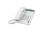 PANASONIC KX TS208W 2 Line Feature Phone w LCD White