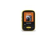 SANDISK SDMX24 004G A46Y Clip Sport 4GB MP3 Player Ylw