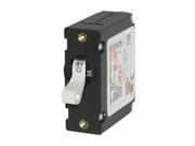 BLUE SEA SYSTEMS BS 7206 Circuit Breaker A Series single pole white toggle switch 10A AC DC MFG 7206 Magnetic hydraulic operation panel mount with 5 8
