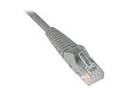 TRIPP LITE N201 020 GY 20FT CAT6 GIGABIT GRAY SNAGLESS PATCH CABLE RJ45M M