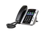 POLYCOM 2200 44500 025 VVX 500 12 Line Business Phone with HD Voice Power Supply NOT included 2200 17671 001
