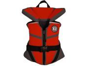 MUSTANG SURVIVAL MV3260 258 Mustang Lil Legends 100 Youth Vest 50 90lbs Gray Red