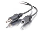 C2G 40407 6ft 3.5mm M F Stereo Audio Extension Cable
