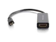 C2G 29351 Micro USB to HDMI MHL Adapter USB HDMI for Audio Video Device Cellular Phone Tablet PC TV 1 x Type B Male Micro USB 1 x HDMI Female Digital