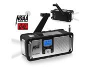 LA CROSSE TECHNOLOGIES 810 106 AM FM WB NOAA Weather Radio with Hand Crank and LED Flashlight