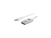 Comprehensive Cable and Connectivity LTNG USBA 6ST 6FT LIGHTNING TO USB CABL WHITE STANDARD SERIES LIFETIME WARR