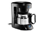ANDIS COMPANY 69045 Four Cup Coffee Maker Black with Stainless Steel Carafe