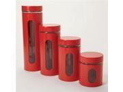 ANCHOR HOCKING 97561 4 Pc. Palladian Cherry Window Cylinder Set