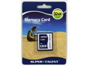 SUPER TALENT CF 32G 450X Super Talent 450X 32GB High Speed Compact Flash Memory Card