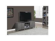 MONARCH I 2593 DARK TAUPE RECLAIMED LOOK 60 L TV CONSOLE