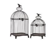 Set of two Simple and ClassyMetal Bird Cages
