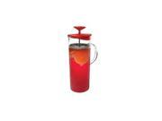 EPOCA PTERE 3855 DST Iced Tea Infusion Pitcher Red