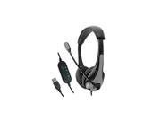 AVID TECHNOLOGY AE 39 Education Headphones With Microphone Stereo Black Gray USB Wired Over the head Binaural Circumaural Noise Cancelling Micr