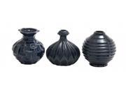 BENZARA 93659 Creative Ceramic Vase 3 Assorted
