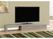 MONARCH I 2679 TV STAND 60 L TO 98 L EXPANDABLE DARK TAUPE